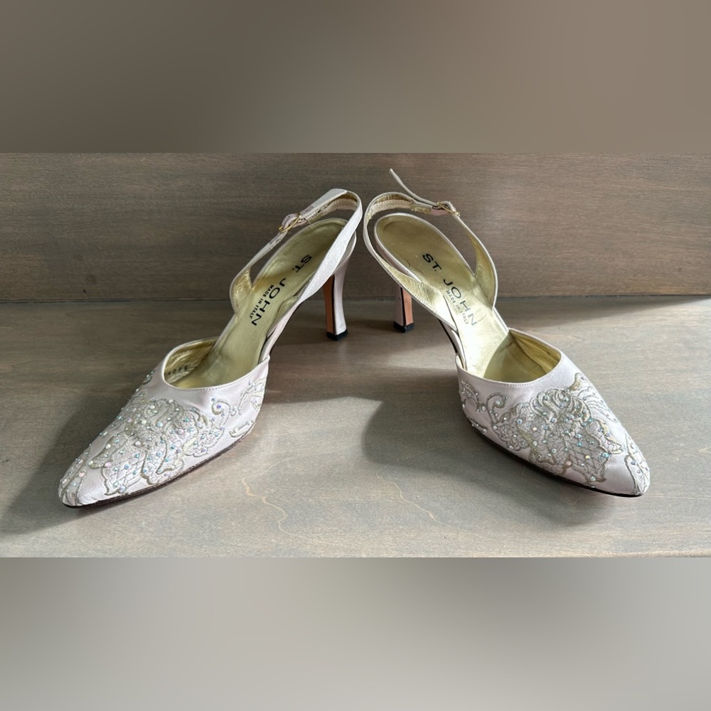 St.John sling back shoes